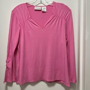 Pink Pullover w/ Ruching